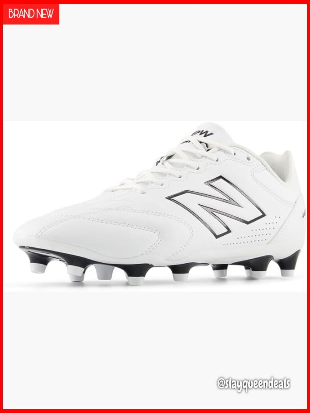 Low Top Soccer Shoes, Lace-Up Athletic Sneakers, Rubber Sole